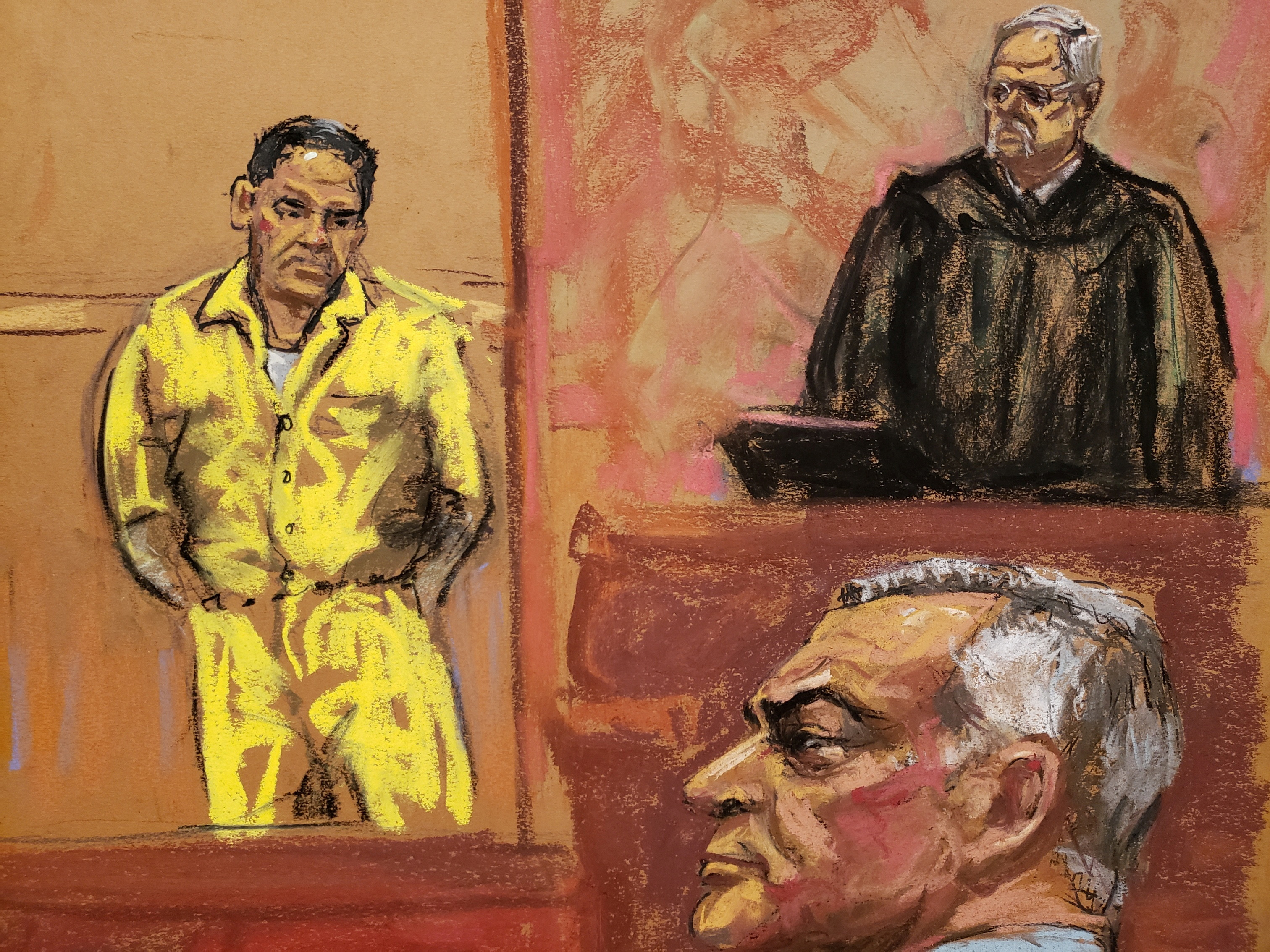 Oscar Nava Valencia cayó en contradicciones durante sus declaraciones en la Corte de Brooklyn (Foto: REUTERS/Jane Rosenberg)