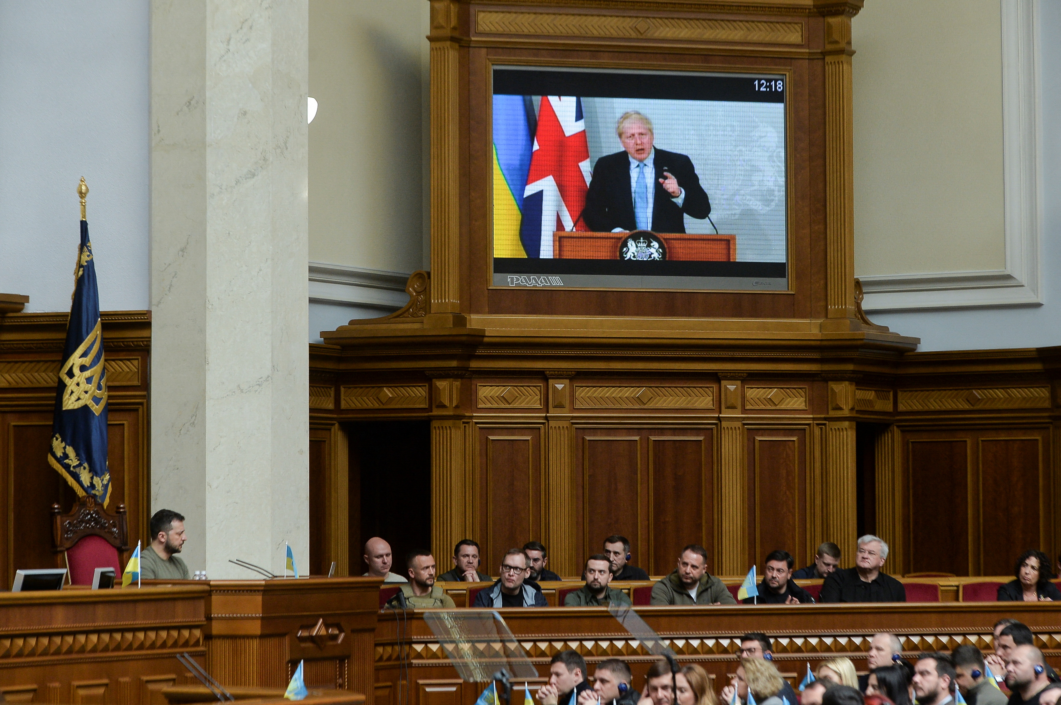 Boris Johnson anunció al Parlamento de Ucrania un paquete de ayuda de 375 millones de dólares contra la invasión rusa - Infobae