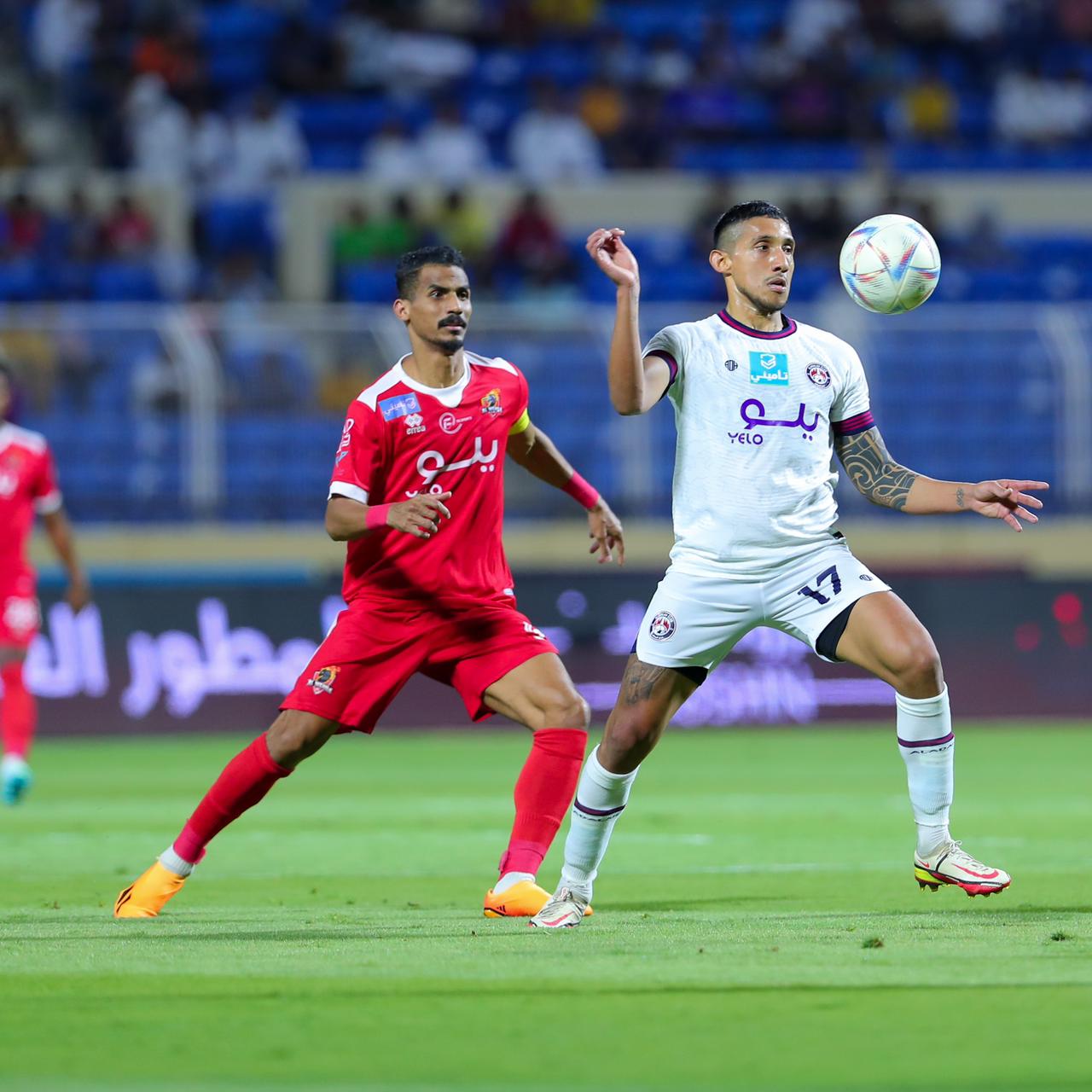 Christofer Gonzales played all 90 minutes in Al Adalah's defeat against Al-Wahda on date 26 of the Saudi Professional League.  (Al-Adalah)