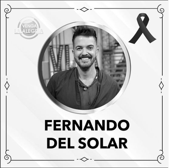 Fernando del Solar no dejó en claro quién se quedará con el dinero de sus cuentas de banco  (Foto: Instagram / @vengalaalegriatva)