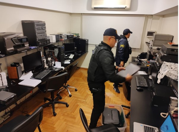 Las oficinas de BA Group allanadas por la PFA.