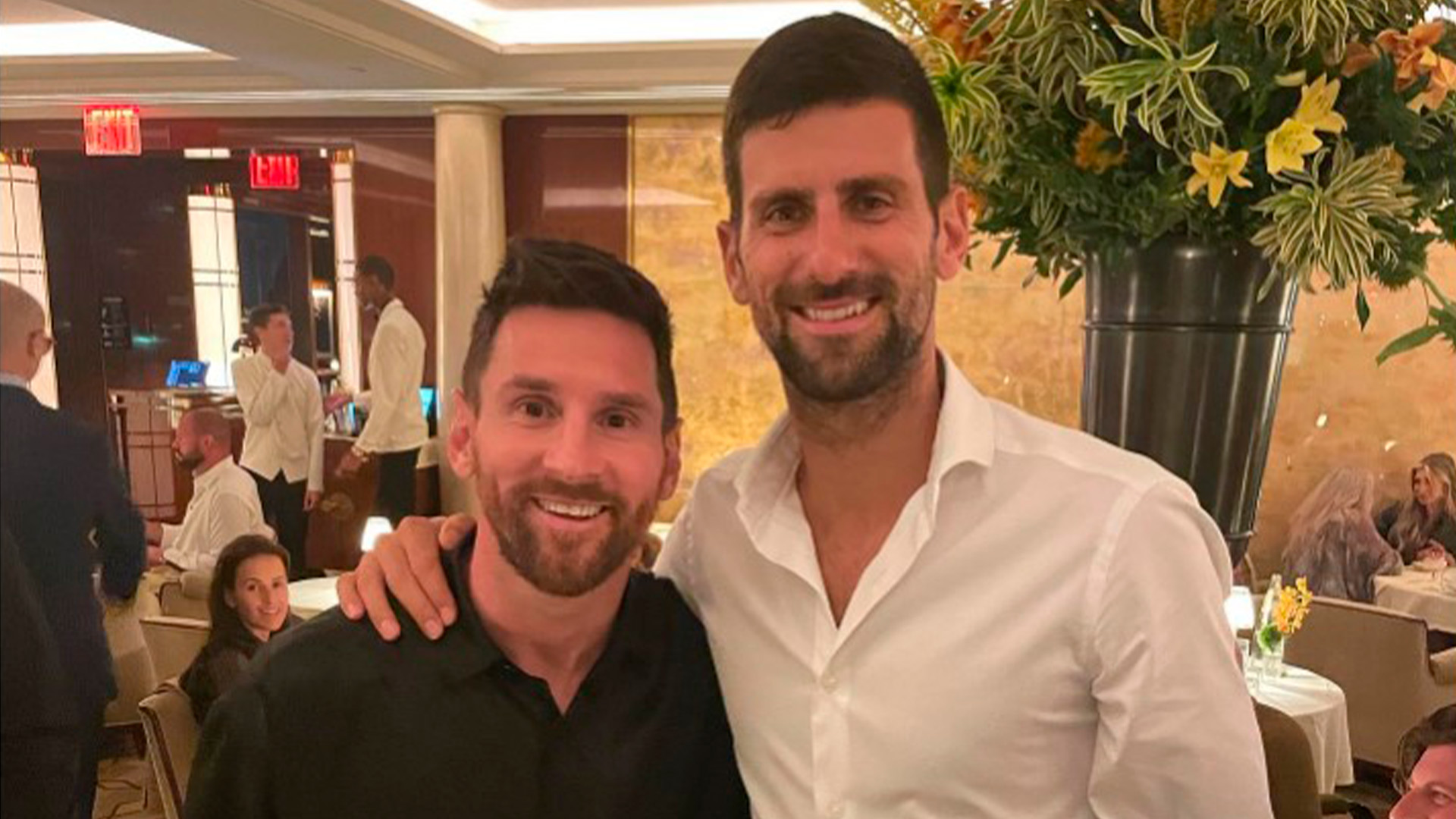 La ocurrencia de Djokovic cuando lo compararon con Messi tras su heroico triunfo que lo clasific&oacute; a las semifinales de Wimbledon