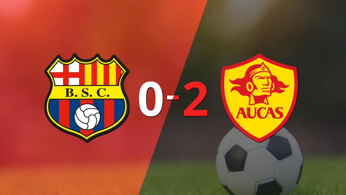 En casa, Barcelona perdió 2-0 frente a Aucas