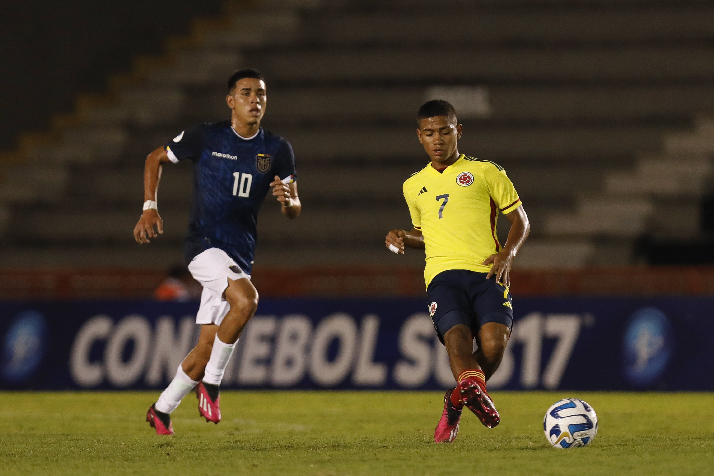 Colombia fue goleada en el Sudamericano sub-17: cayó 4-0 ante Ecuador