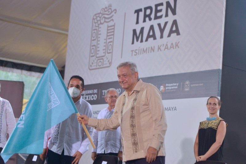 El Tren Maya es uno de los proyectos insignias del gobierno encabezado por Andrés Manuel López Obrador (Foto: Reuters)