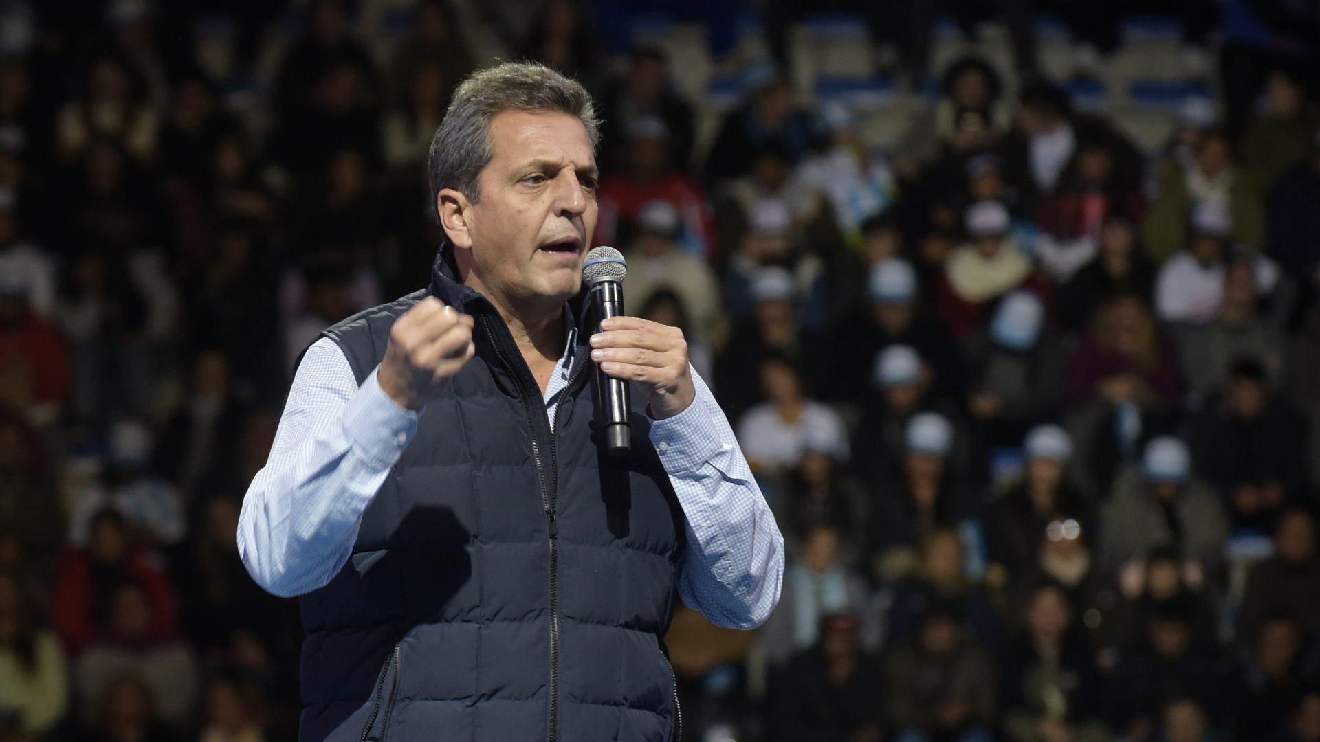 Sergio Massa espera la "bendición" de Cristina Kirchner para convertirse en candidato del Frente de Todos. (Foto: Gustavo Gavotti)