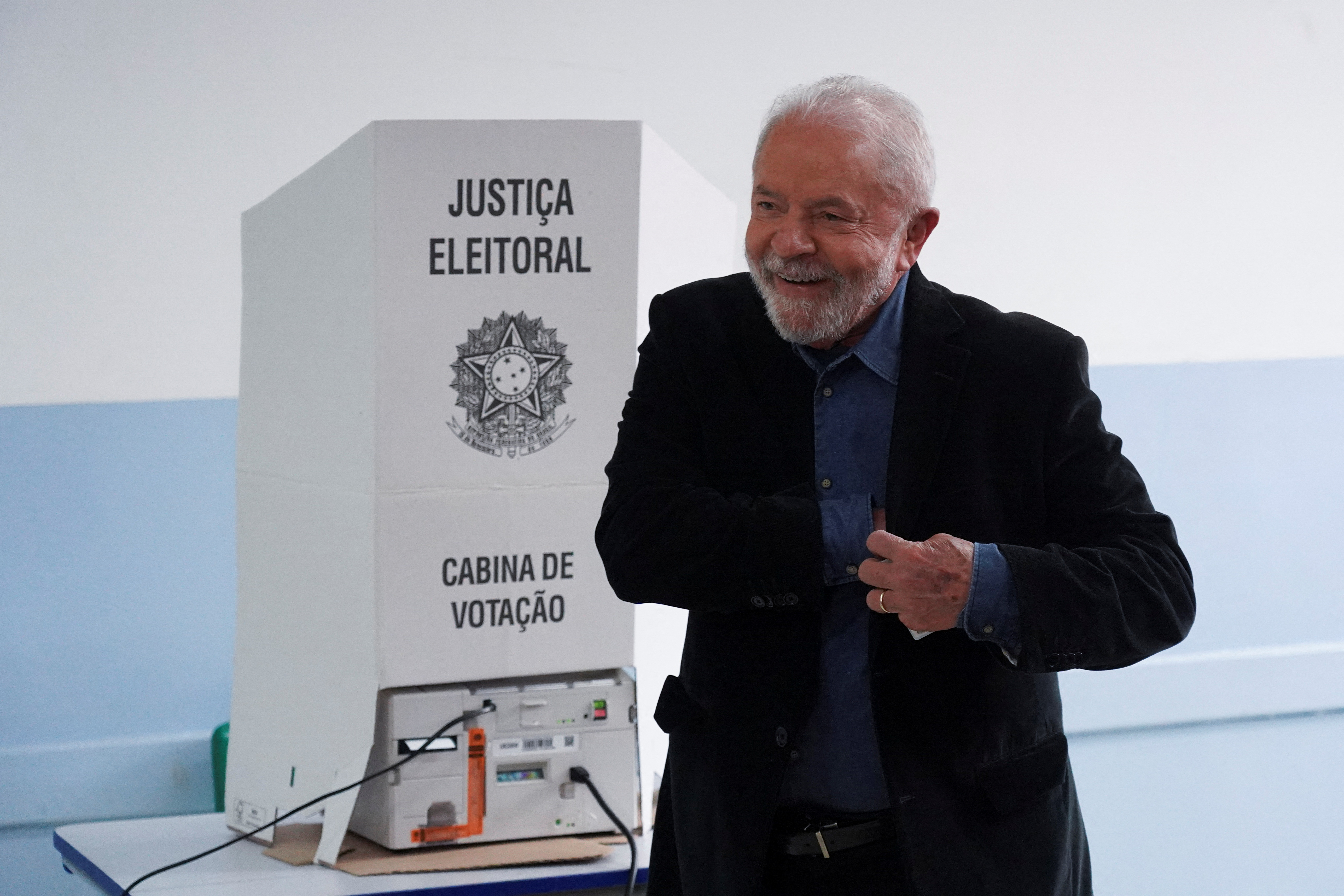 Lula votó en San Pablo (REUTERS/Mariana Greif)