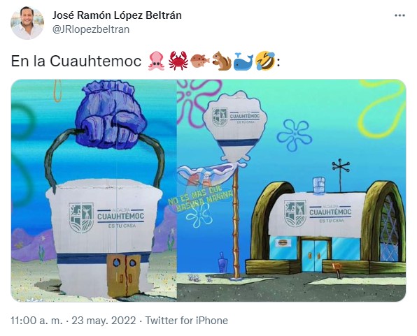 El meme que publicó José Ramón López Beltrán para burlarse de Sandra Cuevas
