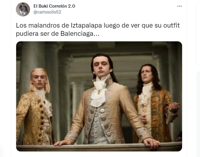 La marca española puso a la venta una polémica colección de tenis por lo que los memes no se hicieron esperar (Foto: Twitter / @carlosolis52)