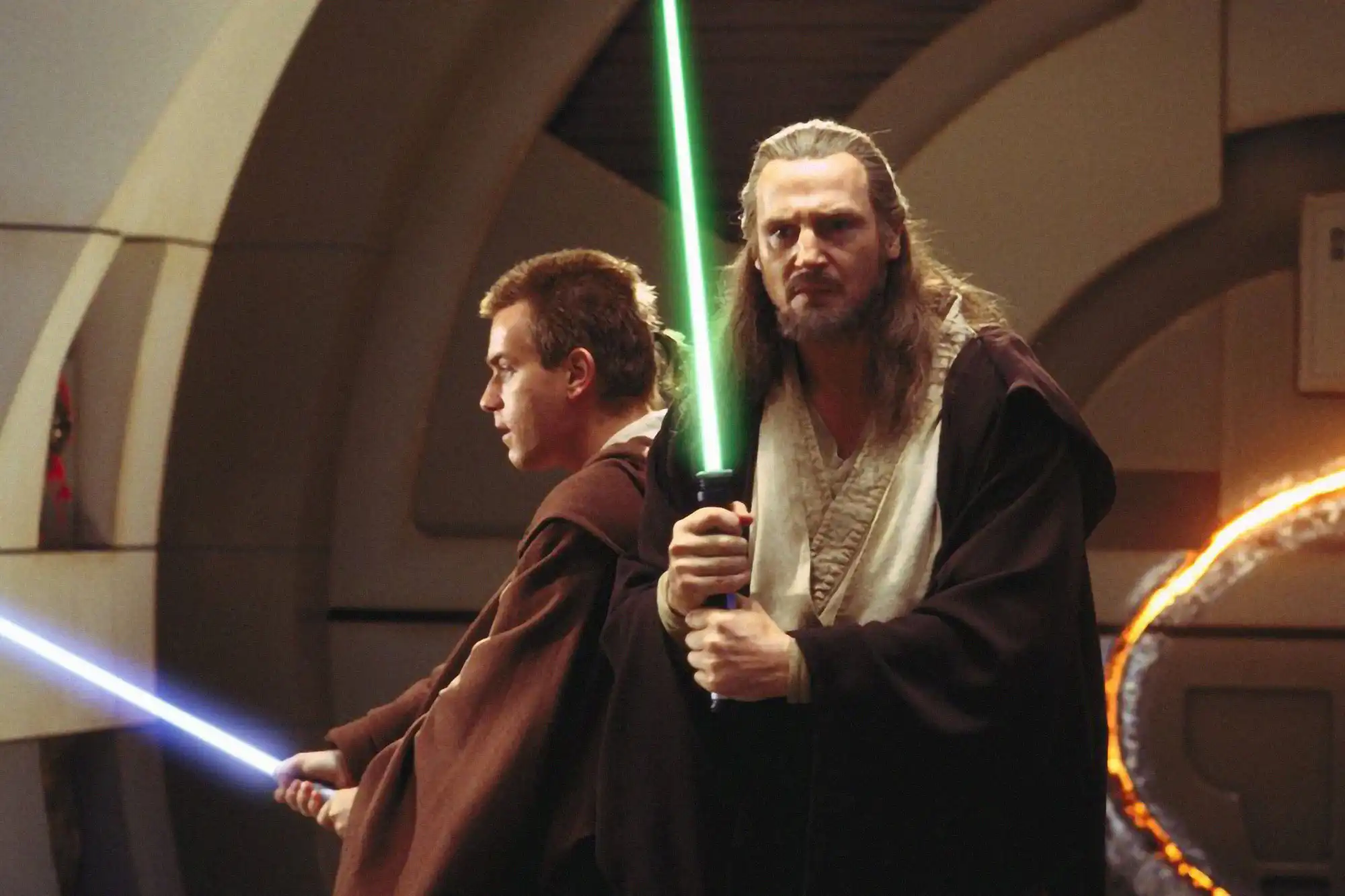 Liam Neeson could return to his role as Qui-Gon Jinn at the end of the season "Obi-Wan Kenobi".  (Lucasfilm)