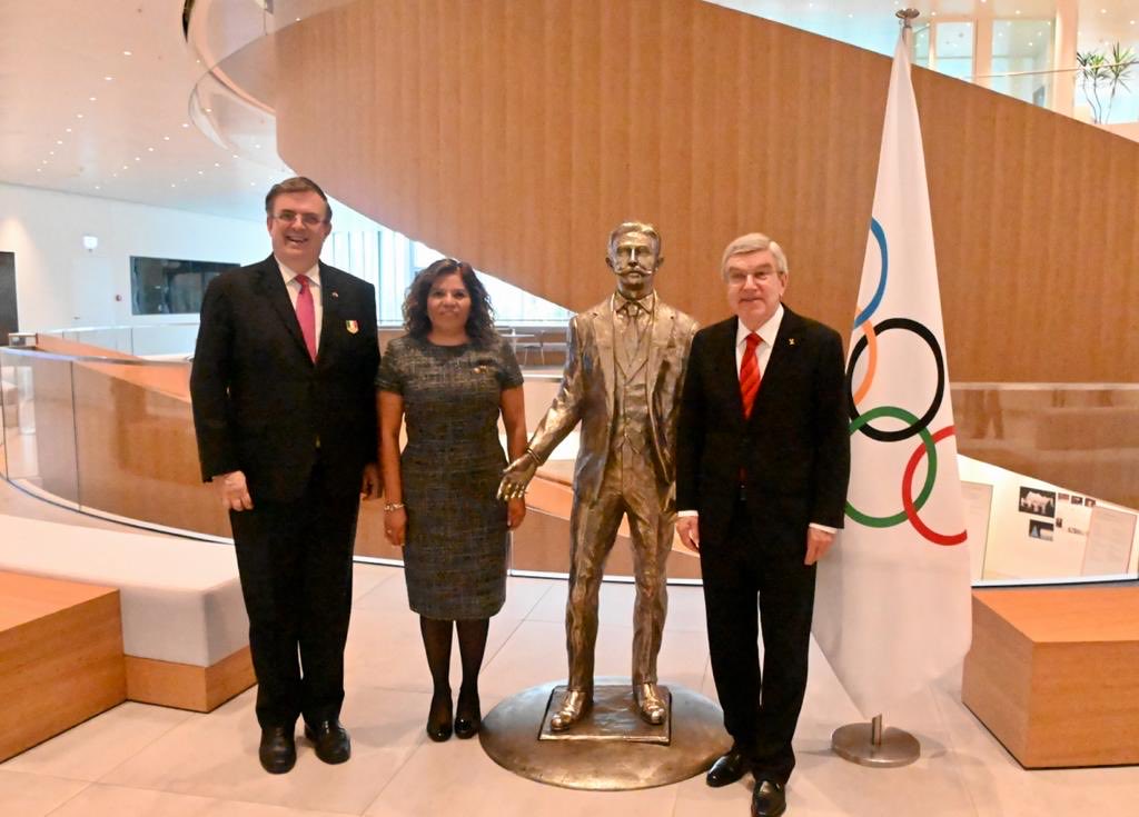 El Secretario de Relaciones Exteriores estuvo de visita en el Comité Olímpico Internacional