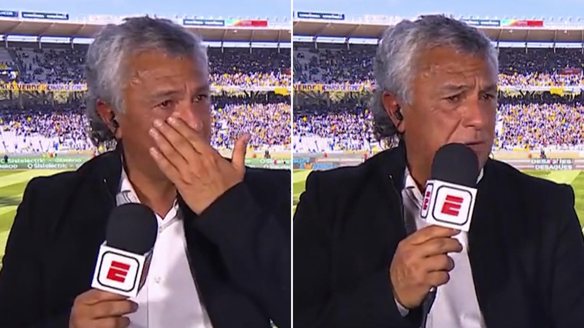 Gorosito no pudo contener las lágrimas durante la transmisión de la final entre Boca y Tigre: “Cuando jugás a la pelota no te das cuenta”