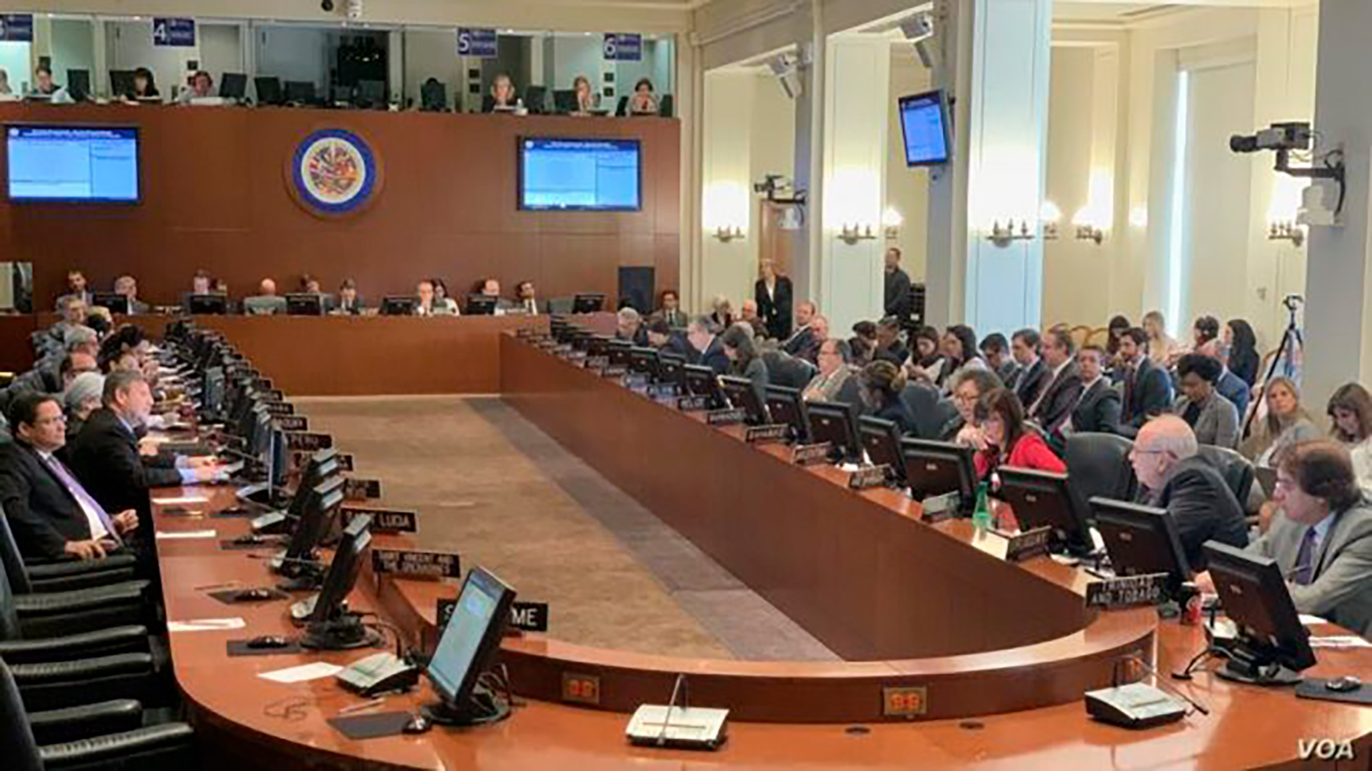 La Asamblea General de la OEA votó contra las violaciones a loa DDHH en Nicaragua 