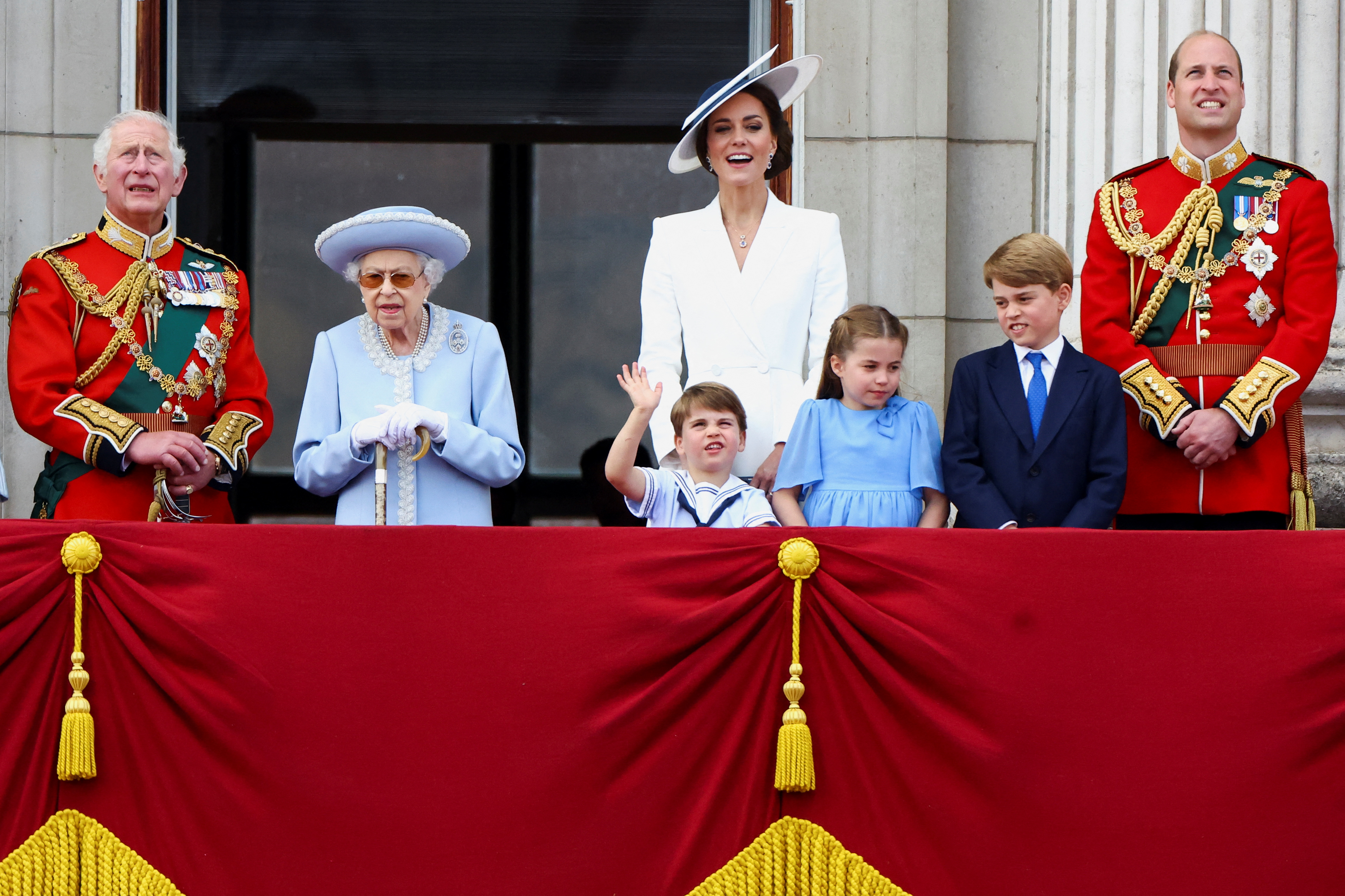 La familia real británica 