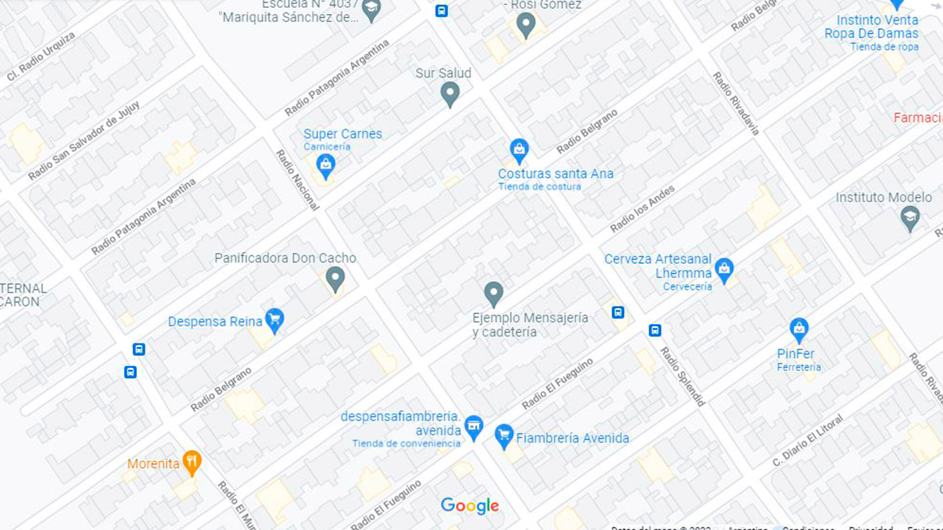 Las calles con nombres de radios del Intersindical, el barrio vecino a El Tribuno