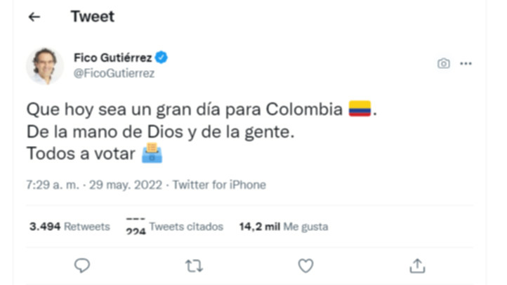 Federico Gutiérrez - elecciones colombia