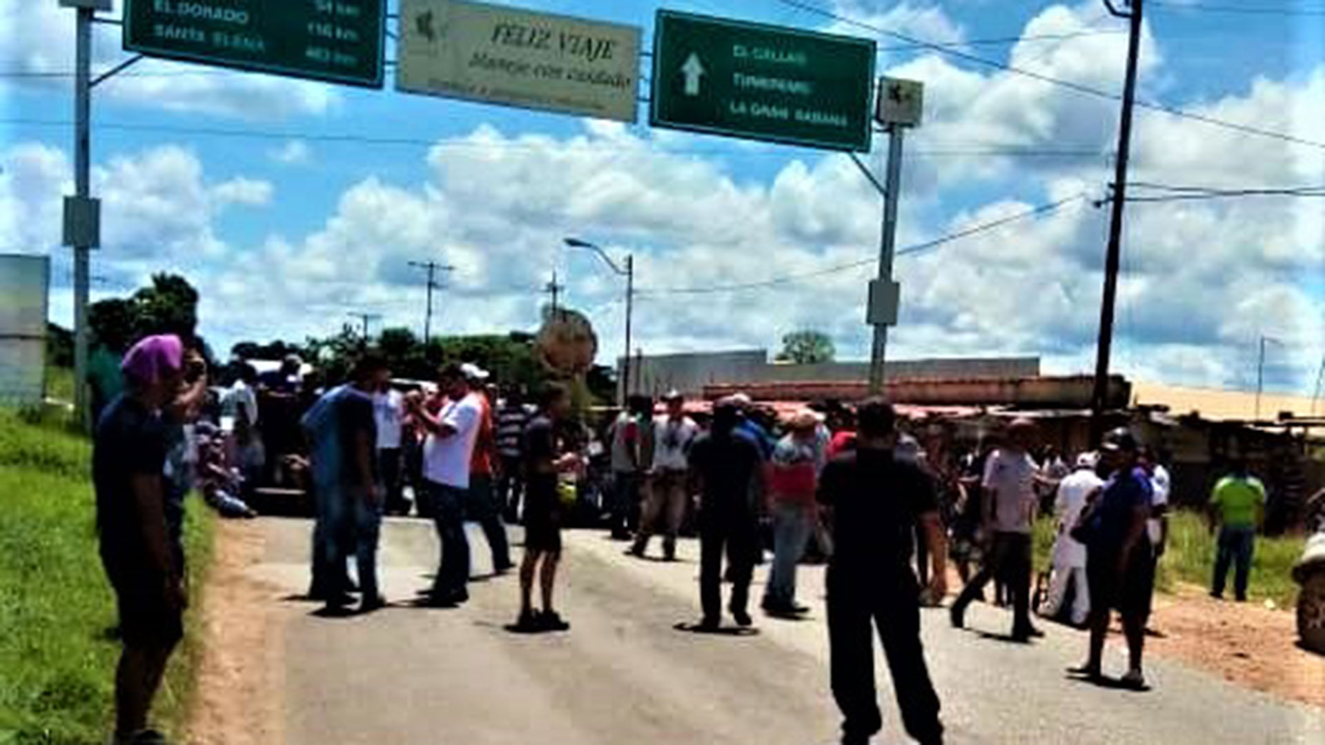 En Guasipati las protestas por la escasez de combustible son frecuentes