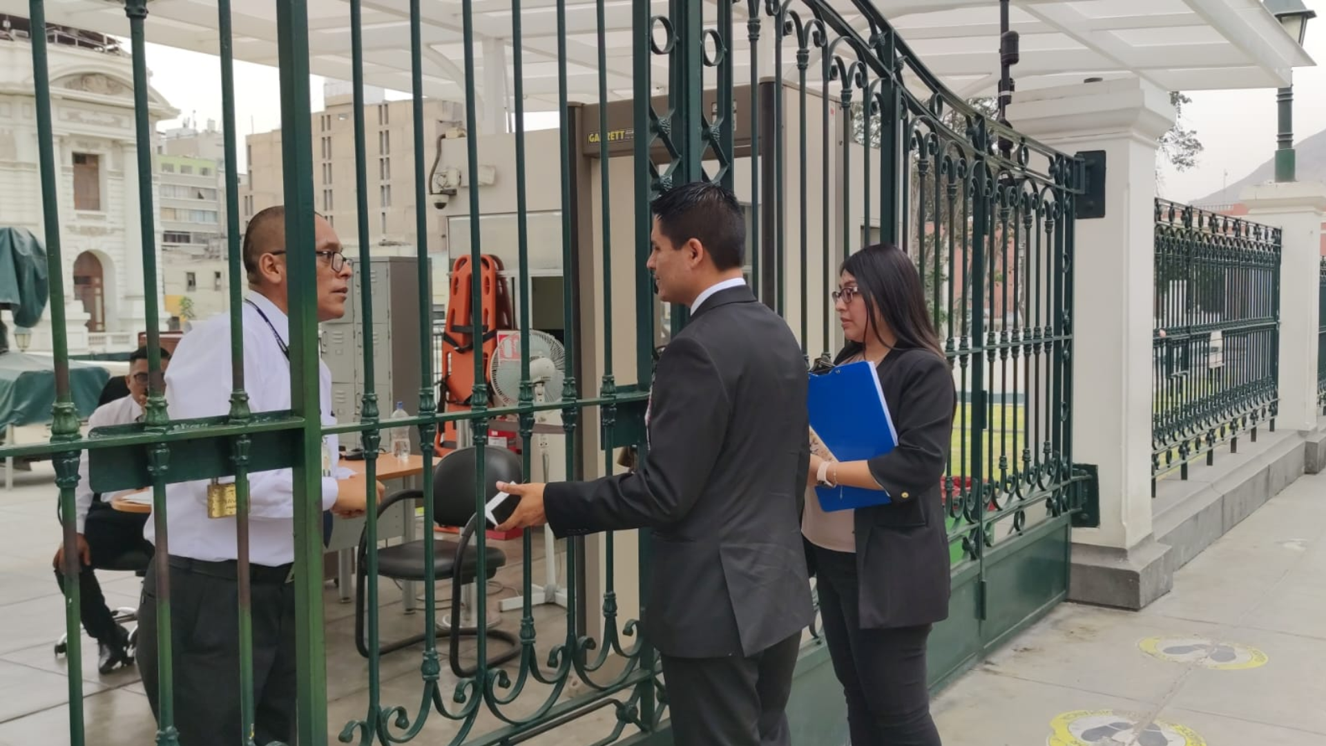 Case of María Cordero: Prosecutor's Office arrived at the facilities of the legislative headquarters for some legal proceedings.  (Prosecutor's Office)