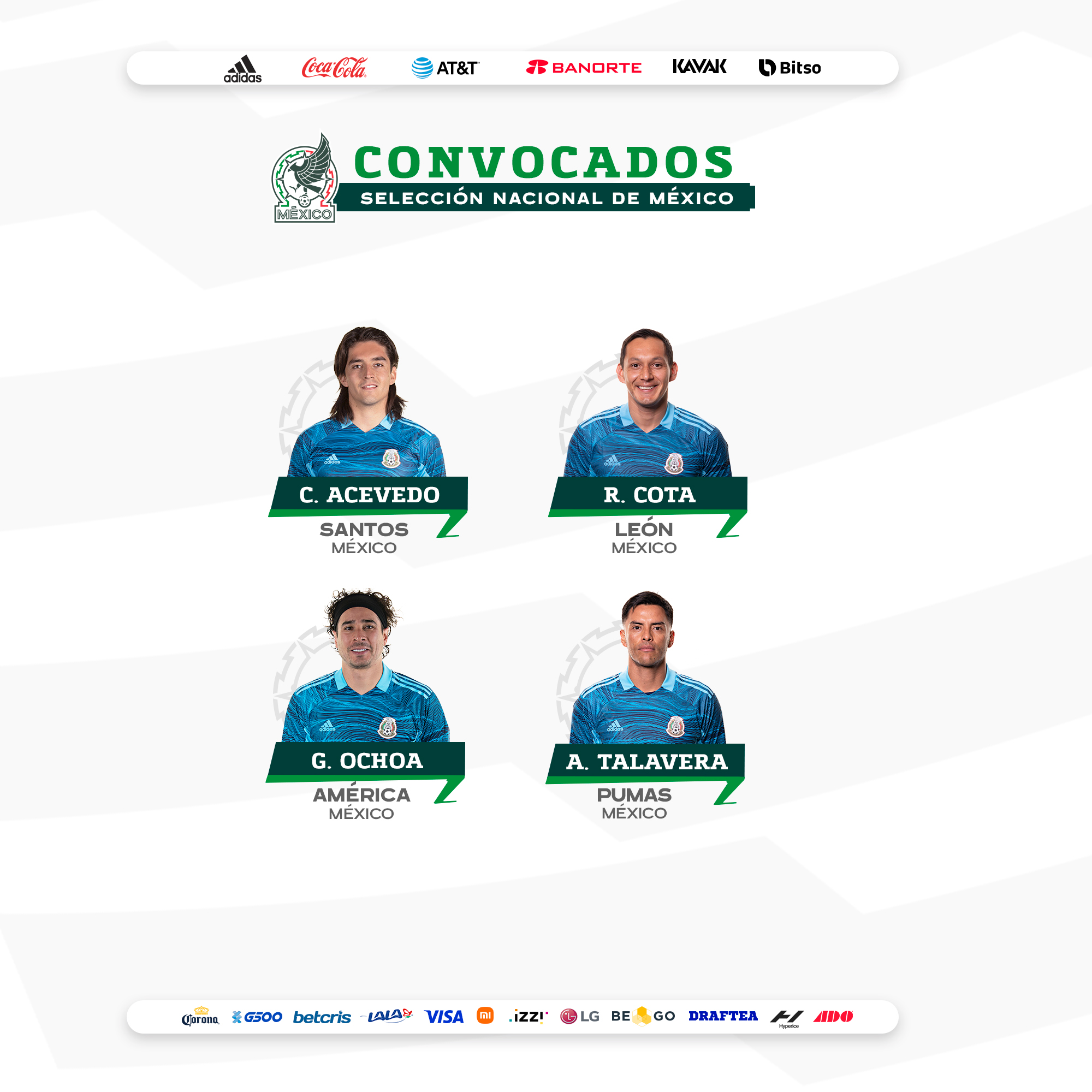 Convocatoria verano 2022 selección mexicana  (Foto: Twitter/@miseleccionmx)