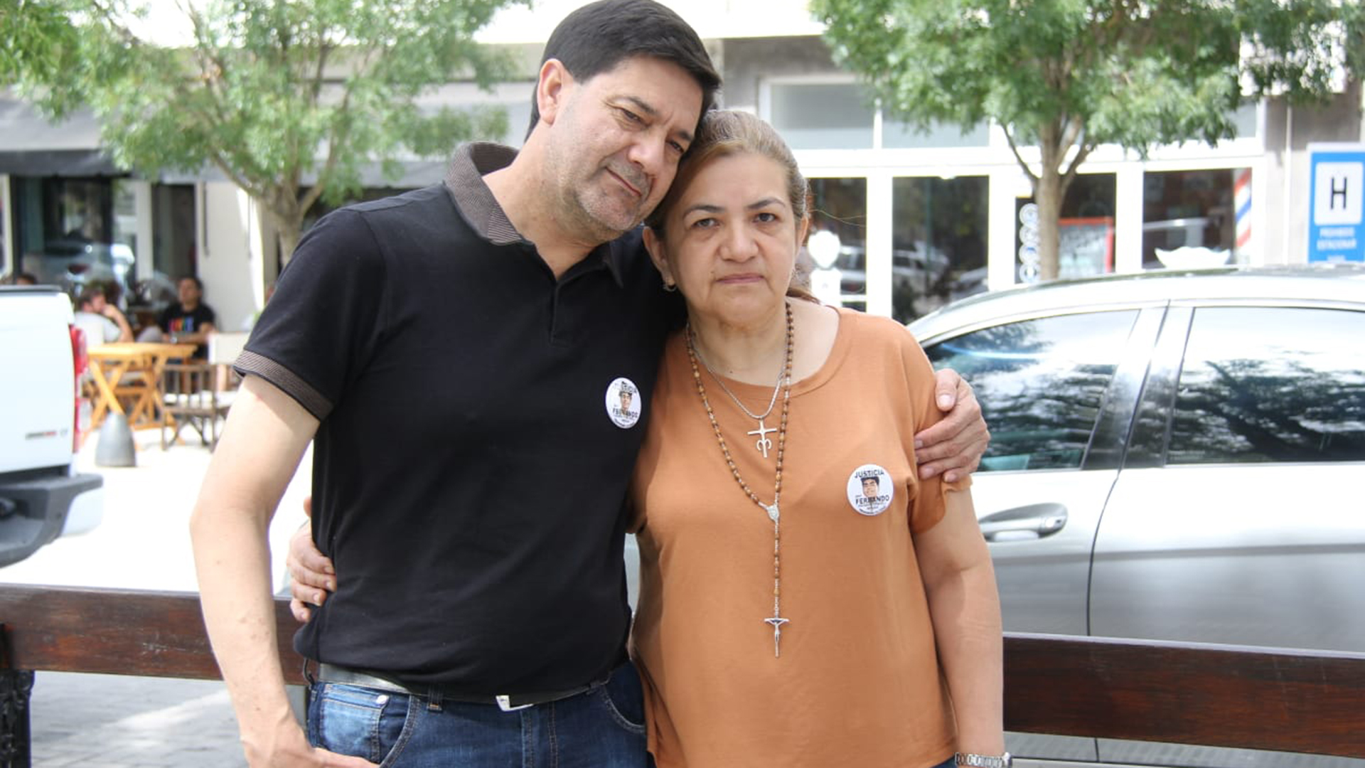 Los padres de Fernando Báez Sosa (Ezequiel Acuña)
