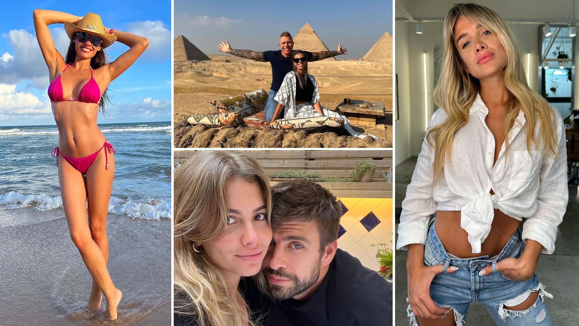 Las mejores fotos de la semana: la luna de miel de Fantino en Egipto, la selfie de Piqué con su novia y los famosos en Punta Cana
