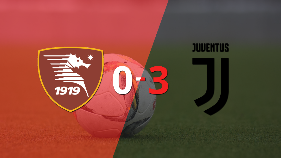 Salernitana cayó ante Juventus con dos goles de Dusan Vlahovic
