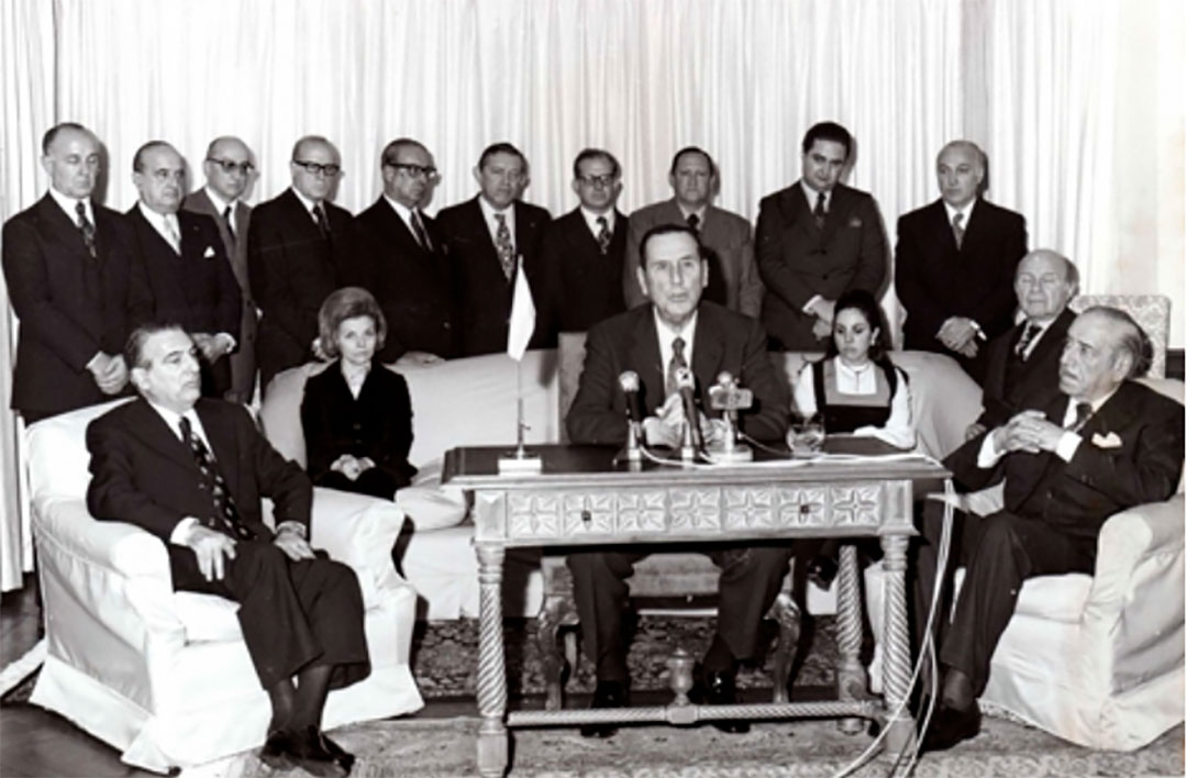 La noche del 21 de junio en Gaspar Campos: Perón, Cámpora, Lastiri y los ministros que Perón citó en su residencia