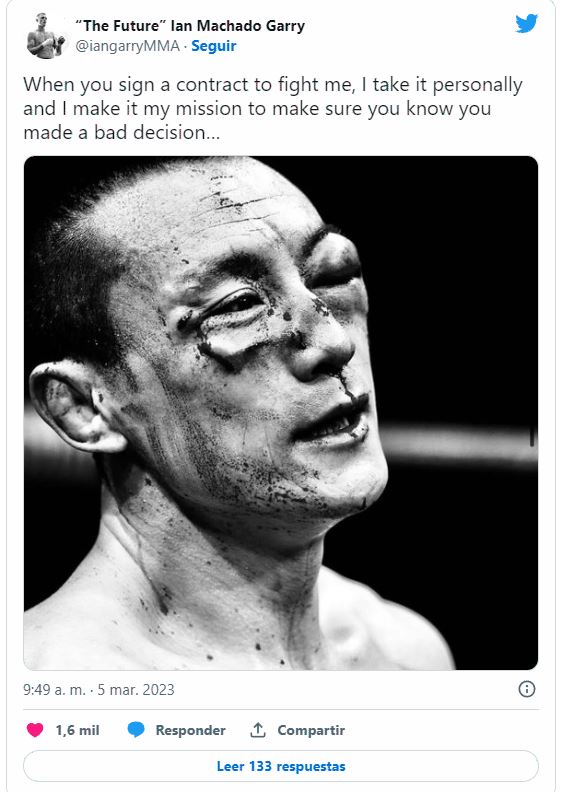 El mensaje del irlandés en su cuenta de Twitter