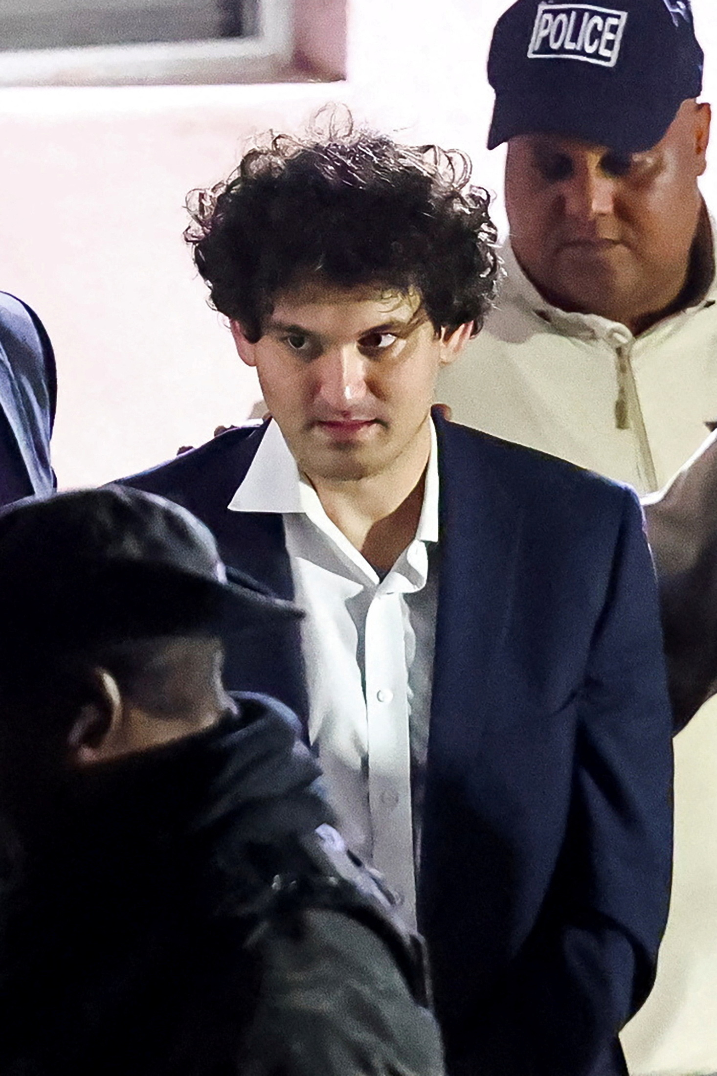 Sam Bankman-Fried at the time of his arrest in the Bahamas (Reuters)