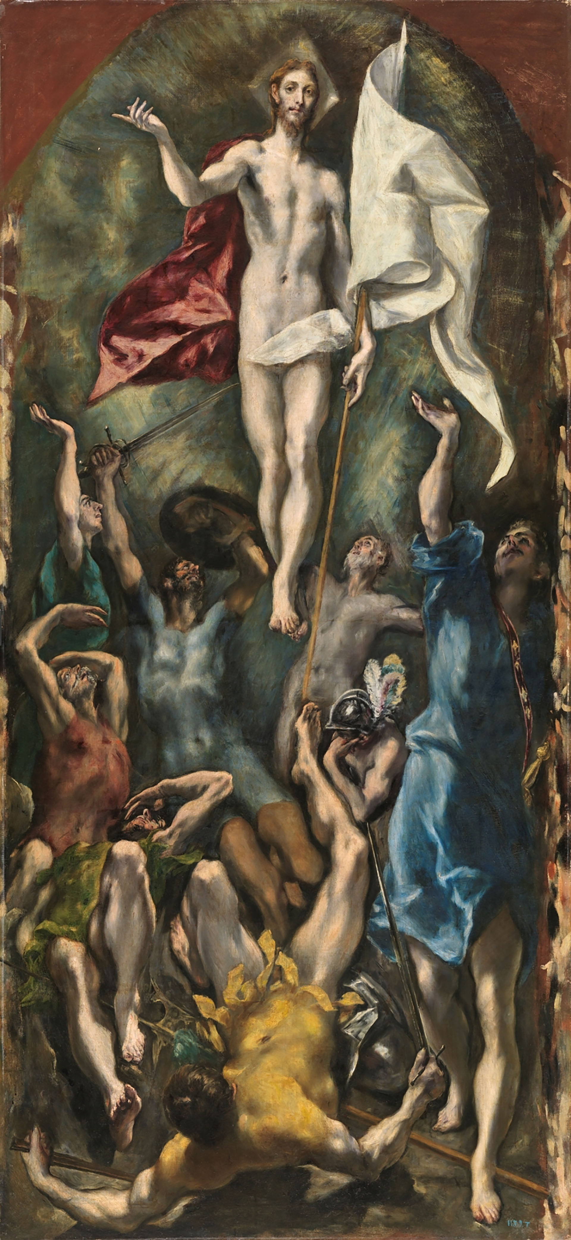 La Resurrección de Cristo de El Greco Museo del Prado, Madrid 1597-1600