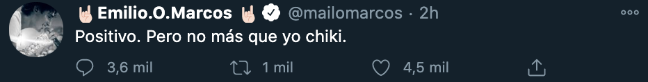 Emilio Osorio confirmó su estado de salud y se convirtió en tendencia (Foto: Twitter@mailomarcos)