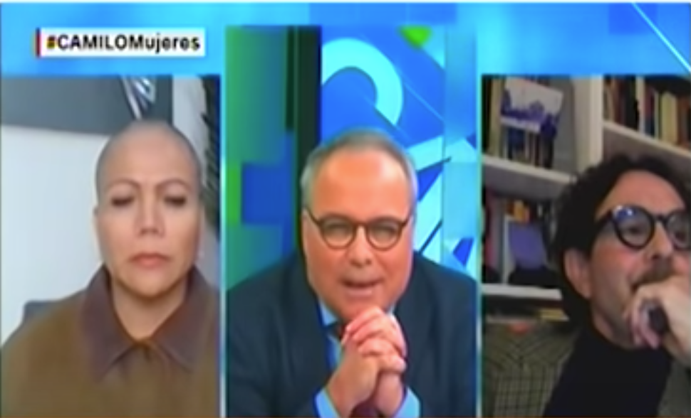 E periodista Camilo Egaña pidió que cortaran la transmisión de Gabriel Quadri (Foto: Captura de pantalla)