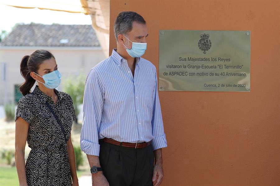 Los reyes Felipe y Letizia se encuentran en Cuenca, en el marco de su gira por las distintas Comunidades Autónomas de España