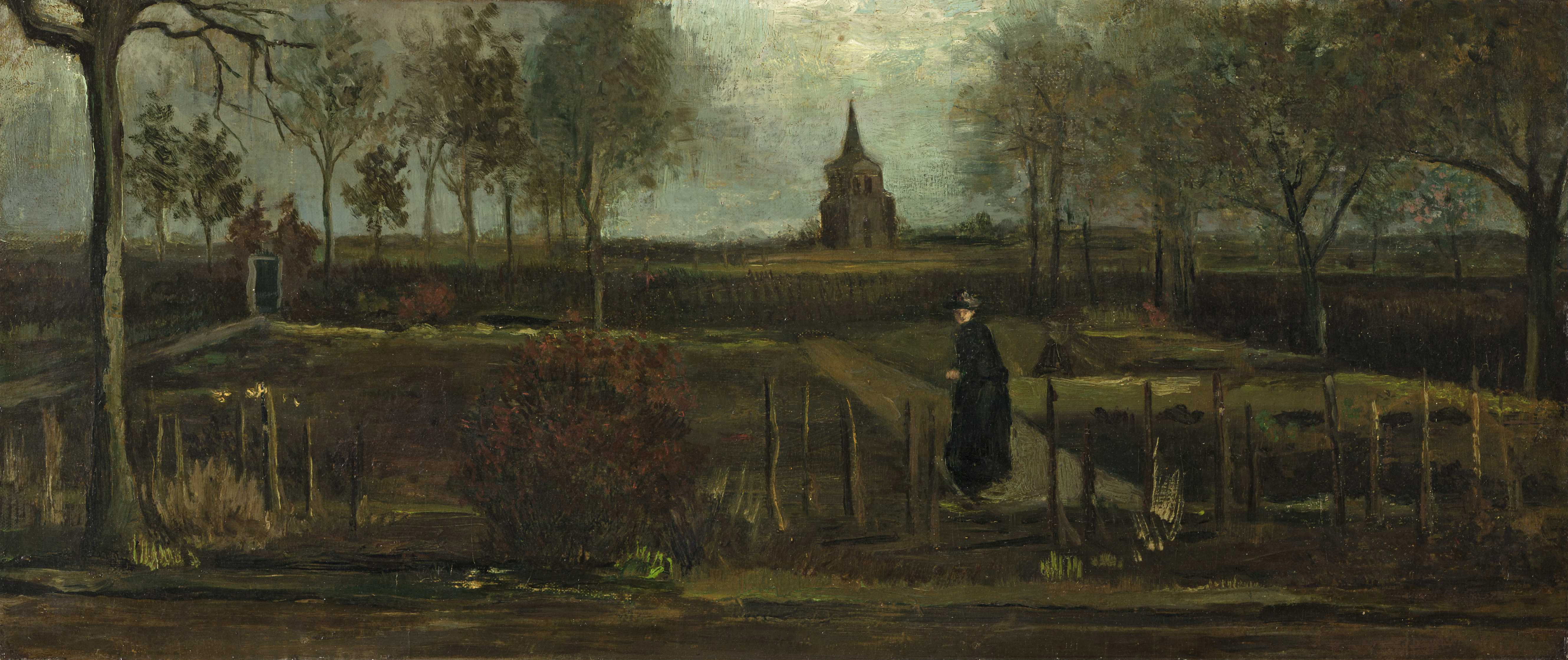 "Jardín rectoral en Nuenen en primavera", de Van Gogh (Marten de Leeuw/EPA-EFE/Shutterstock) 