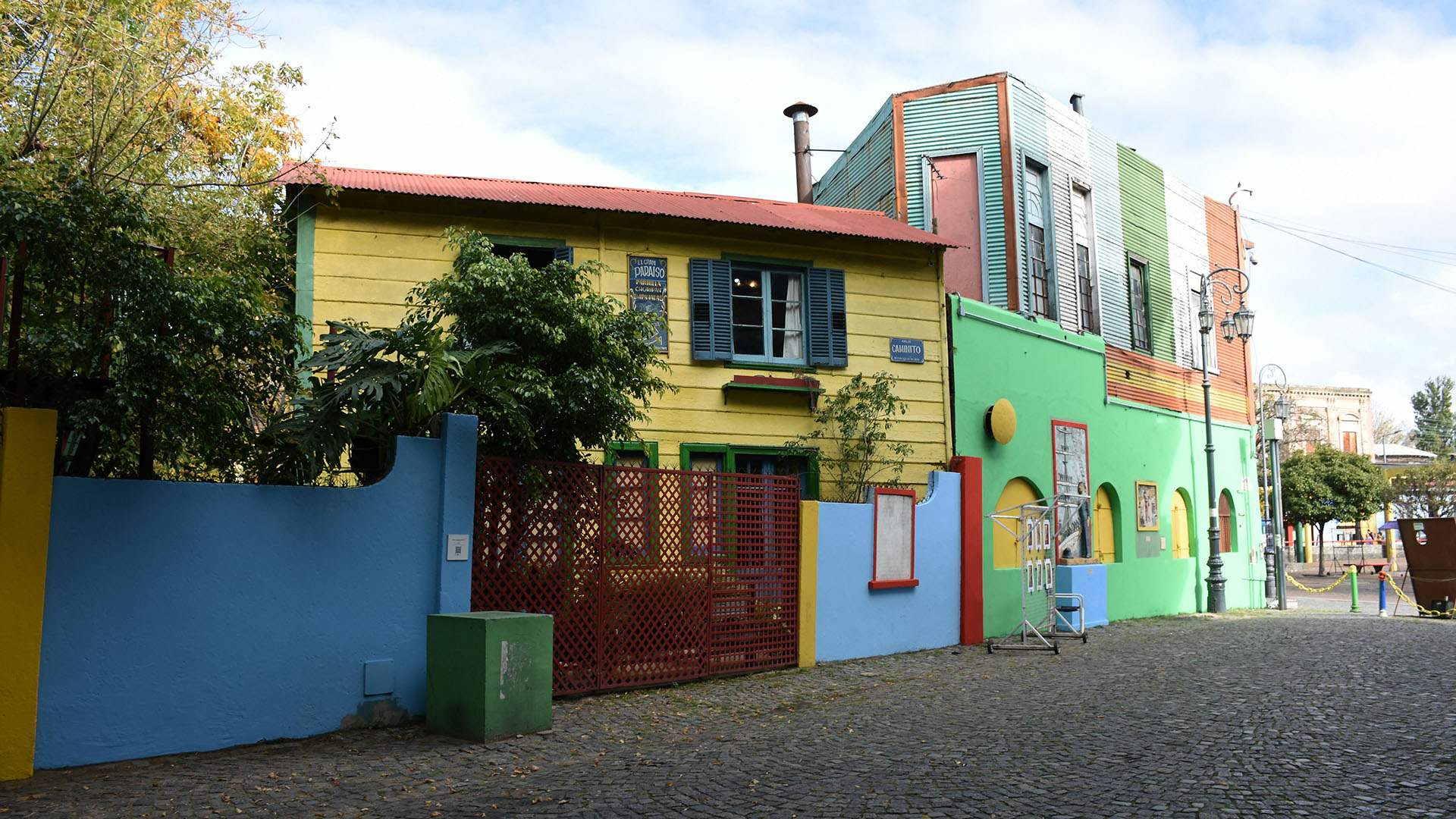 Caminito, en el barrio de La Boca, uno de los emblemas de la ciudad.