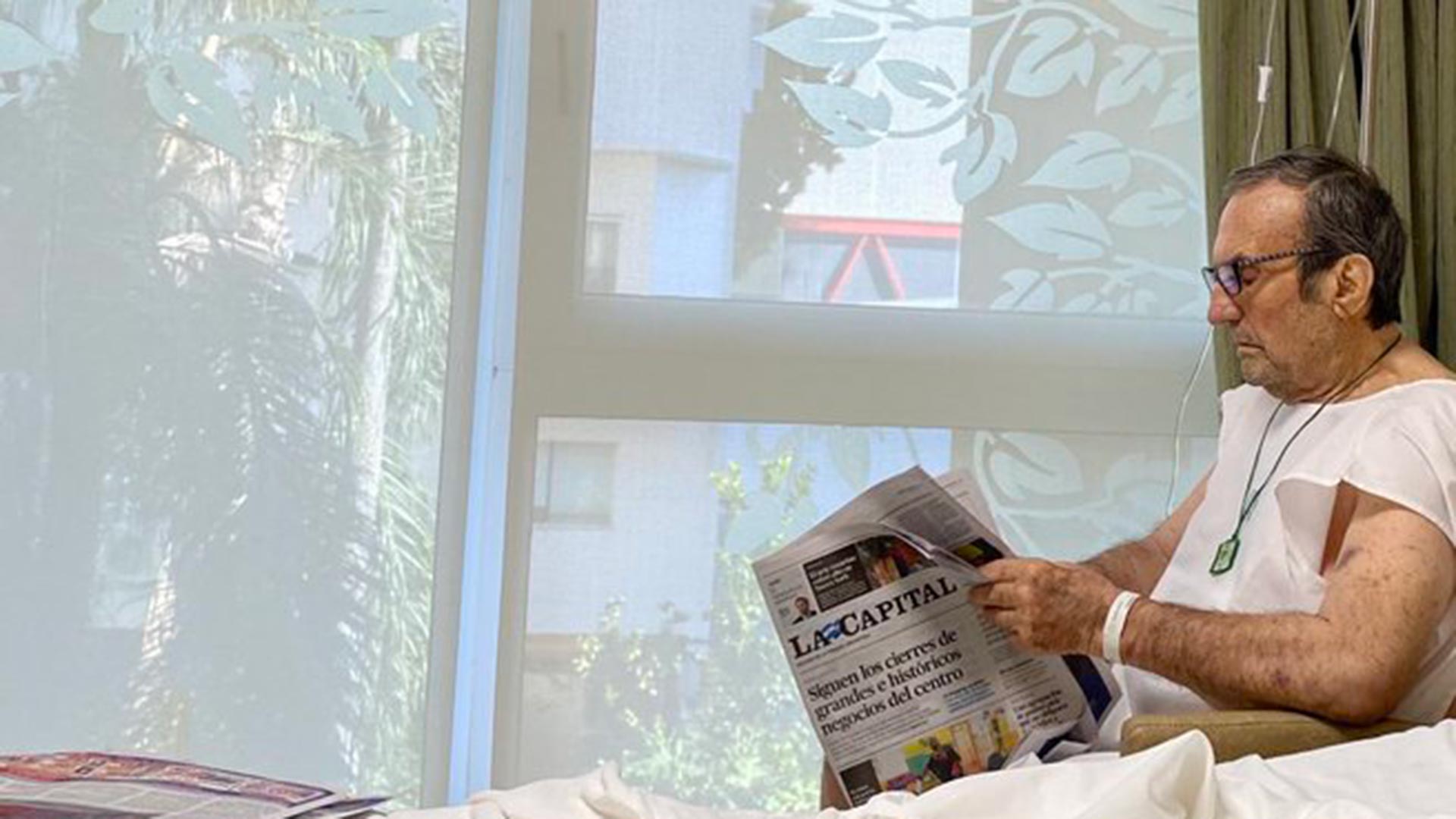 Reutemann está internado desde el 31 de mayo pasado (@matreutemann)