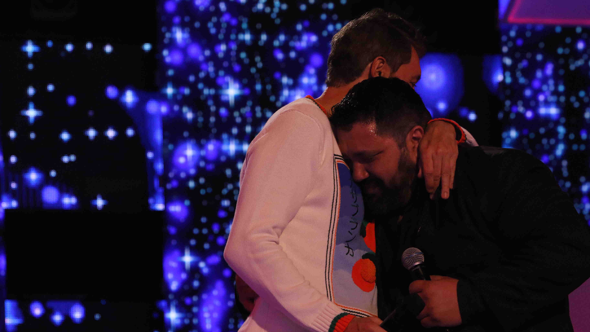 El conmovedor abrazo entre Marcelo Tinelli y Mariano Rodríguez (Ramiro Souto. LaFlia)