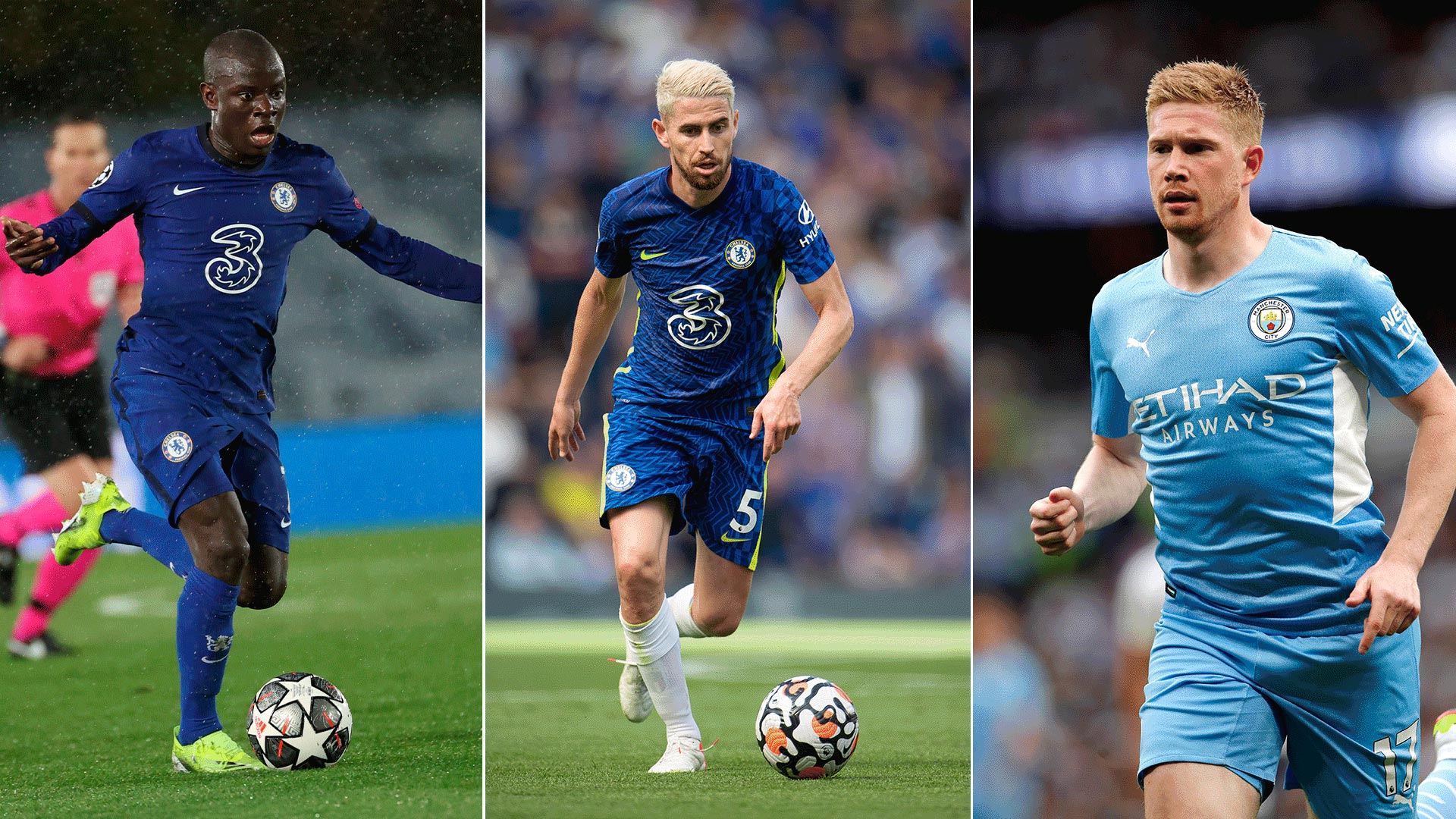 N'Golo Kante (Chelsea), Jorghino (Chelsea) y Kevin De Bruyne (Manchester City) eran los tres nominados