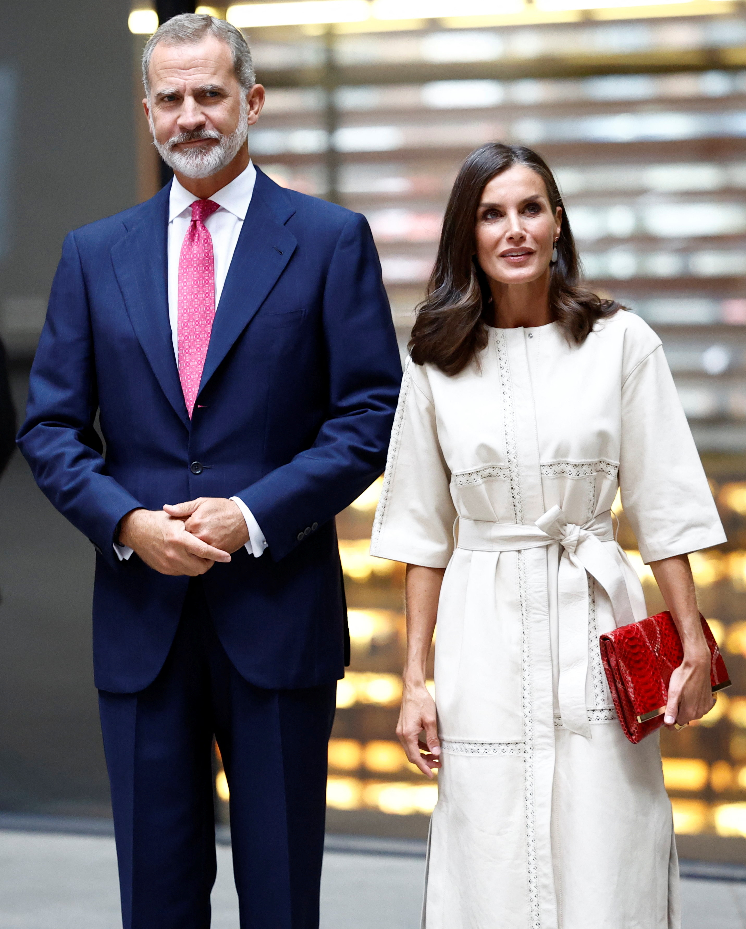 Felipe y Letizia en el museo Reina Sofía en Madrid (REUTERS/Juan Medina)