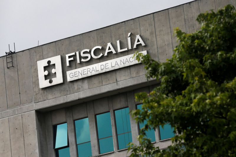 Imagen de archivo del logo de la oficina de la Fiscalía General de Colombia en Bogotá, Colombia.
REUTERS/Luisa González/Archivo