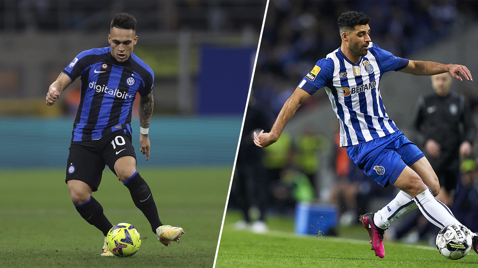 Inter de Milán y Porto se enfrentan en los octavos de final de la Champions League.