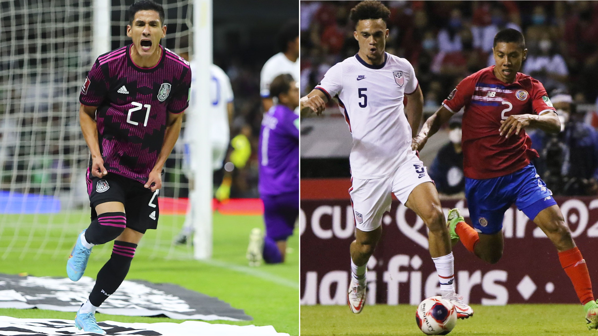 México y Estados Unidos se clasificaron al Mundial de Qatar, Costa Rica disputará un repechaje