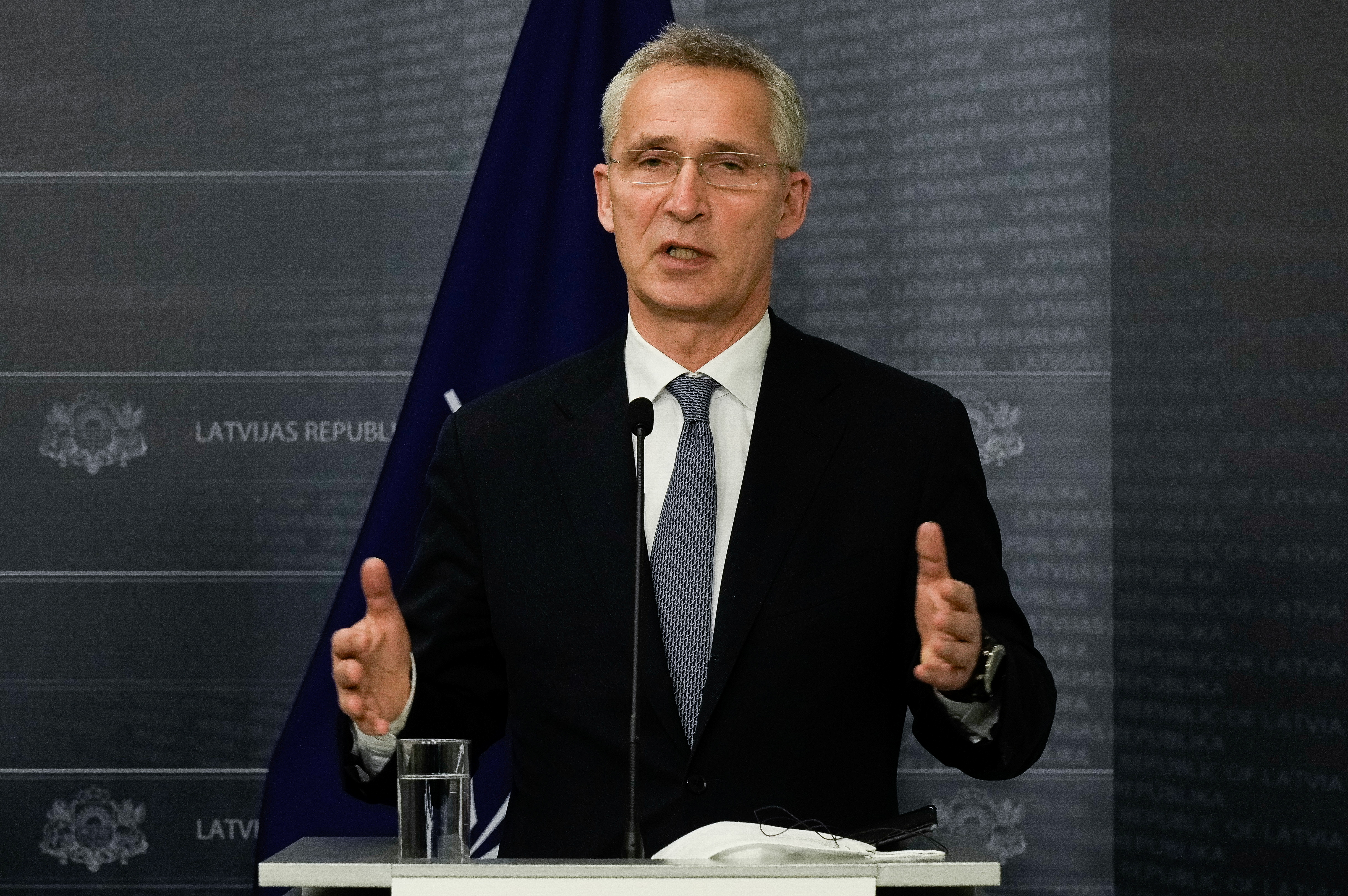 Jens Stoltenberg, secretario general de la OTAN (REUTERS/Ints Kalnins)