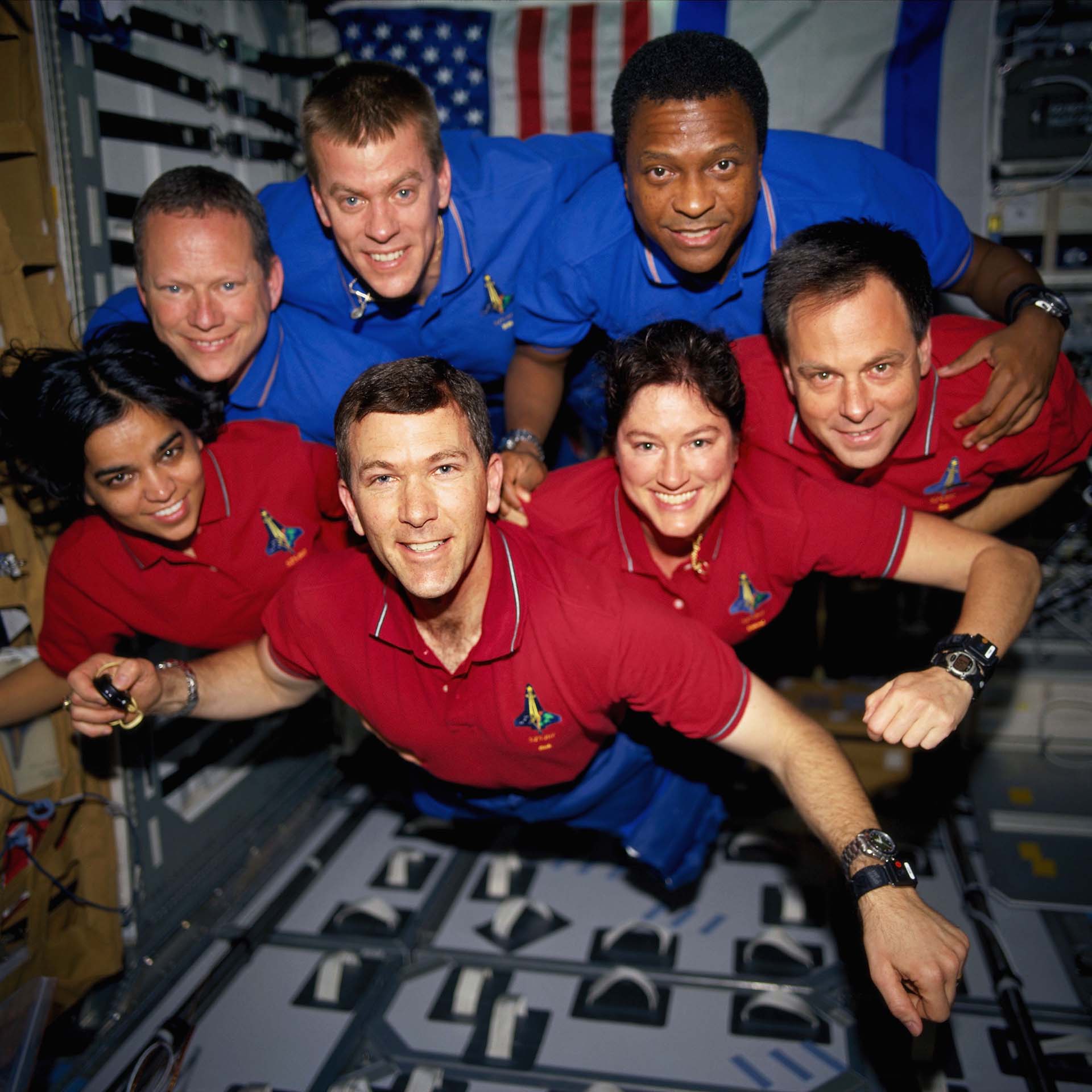 La tripulación en medio de la misión. Consiguieron todos los objetivos científicos que se habían trazado. (Photo by NASA/Getty Images)