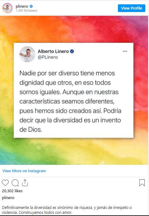 El mensaje del exsacerdote Linero a la comunidad LGBTI+ en su día - Infobae