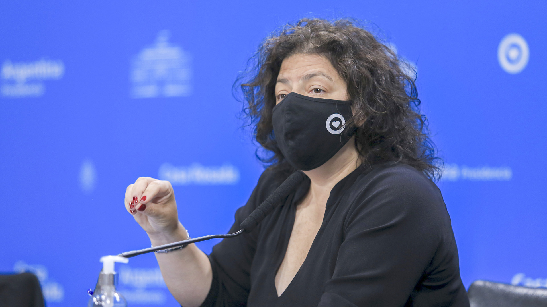 La ministra de Salud, Carla Vizzotti (NA)