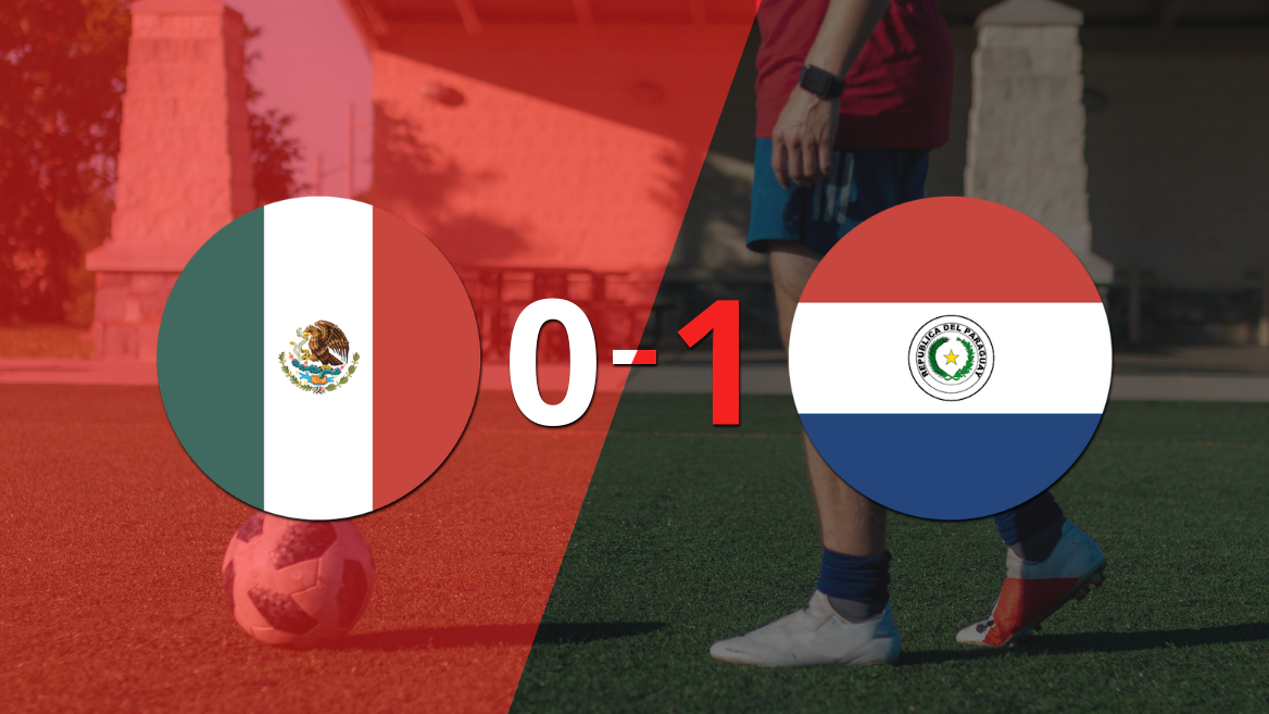 Paraguay se quedó con el triunfo en una difícil visita a México