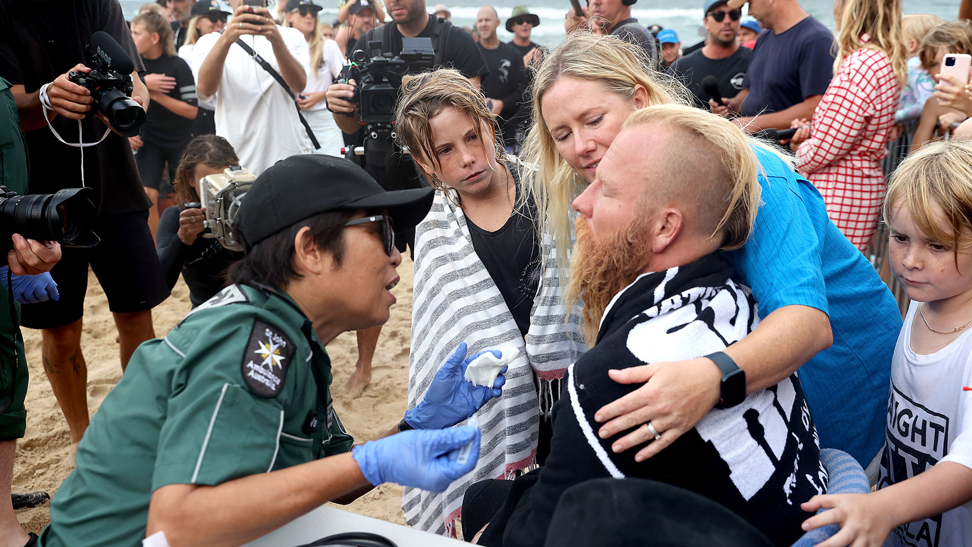 Blake Johnston tenía pausas autorizadas por el reglamento para comer, beber y hacer verificaciones médicas (EFE)
