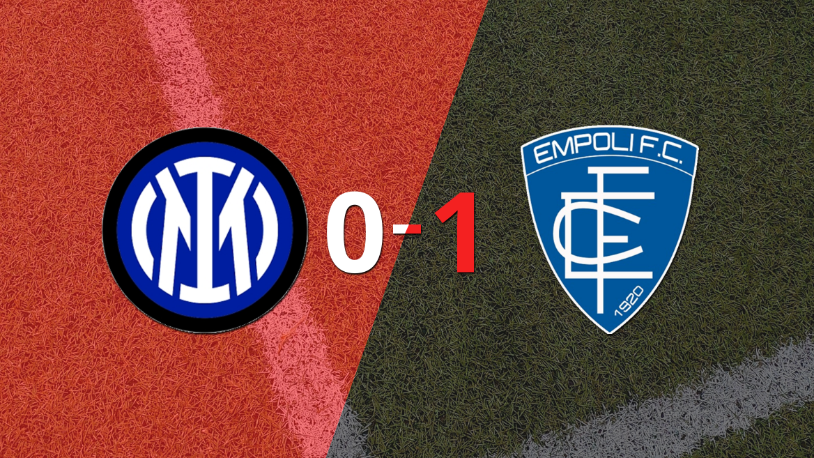 Inter cayó en casa frente a Empoli 1-0