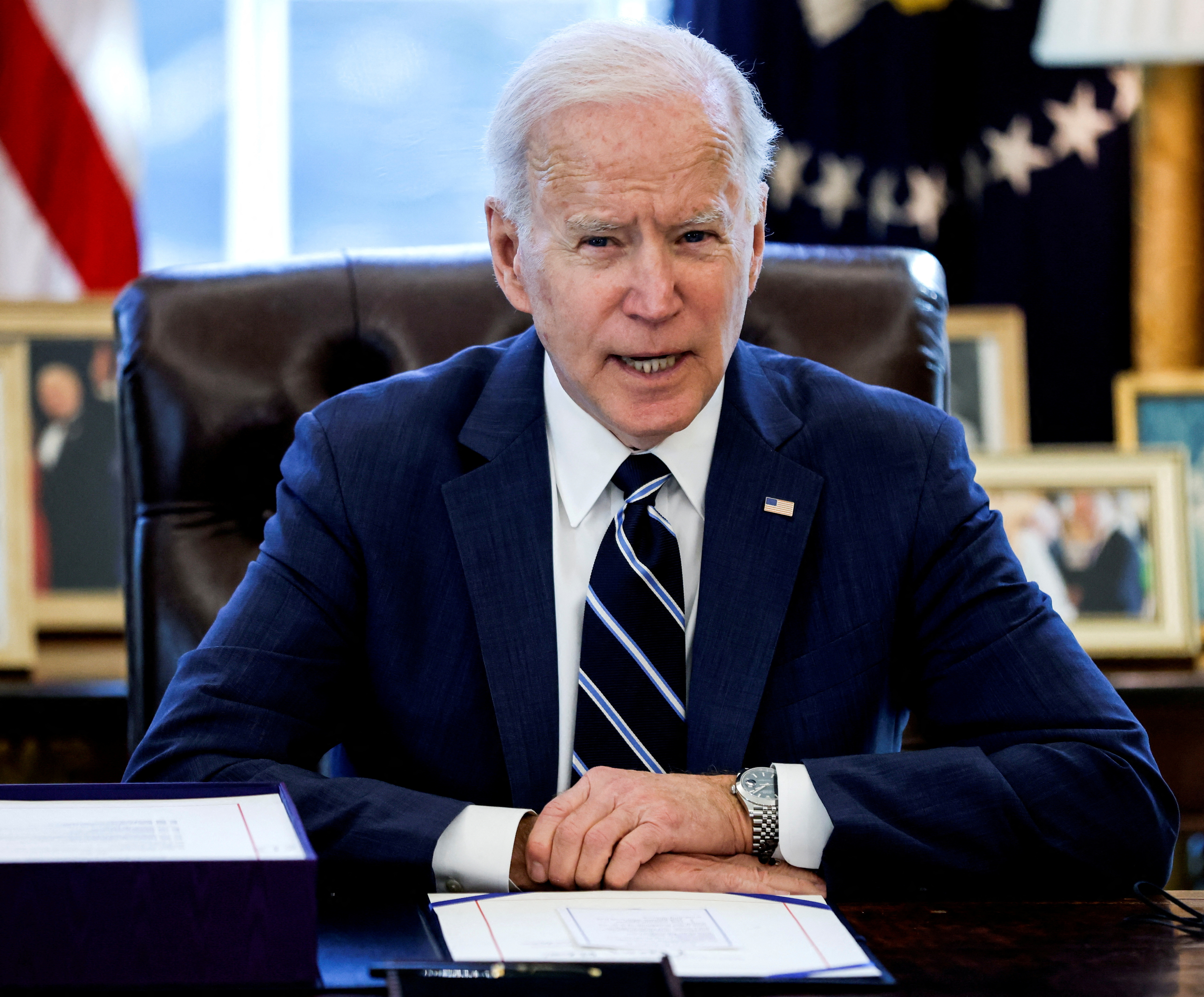 El presidente de Estados Unidos, Joe Biden en una foto de marzo de 2021. REUTERS/Tom Brenner/Foto de archivo